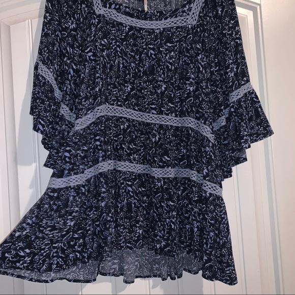 Free People Ruffle Tunic Dress - Picture 4 of 7
